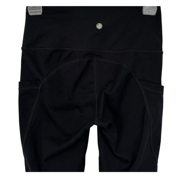 2/$15 Yogalicious Lux High Waist Cropped Leggings Pockets Black Size XS - Picture 6 of 10